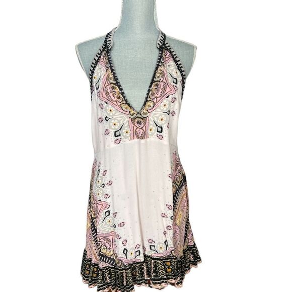 Free People Steal The Sun Printed Tunic Top Size M - Picture 4 of 9